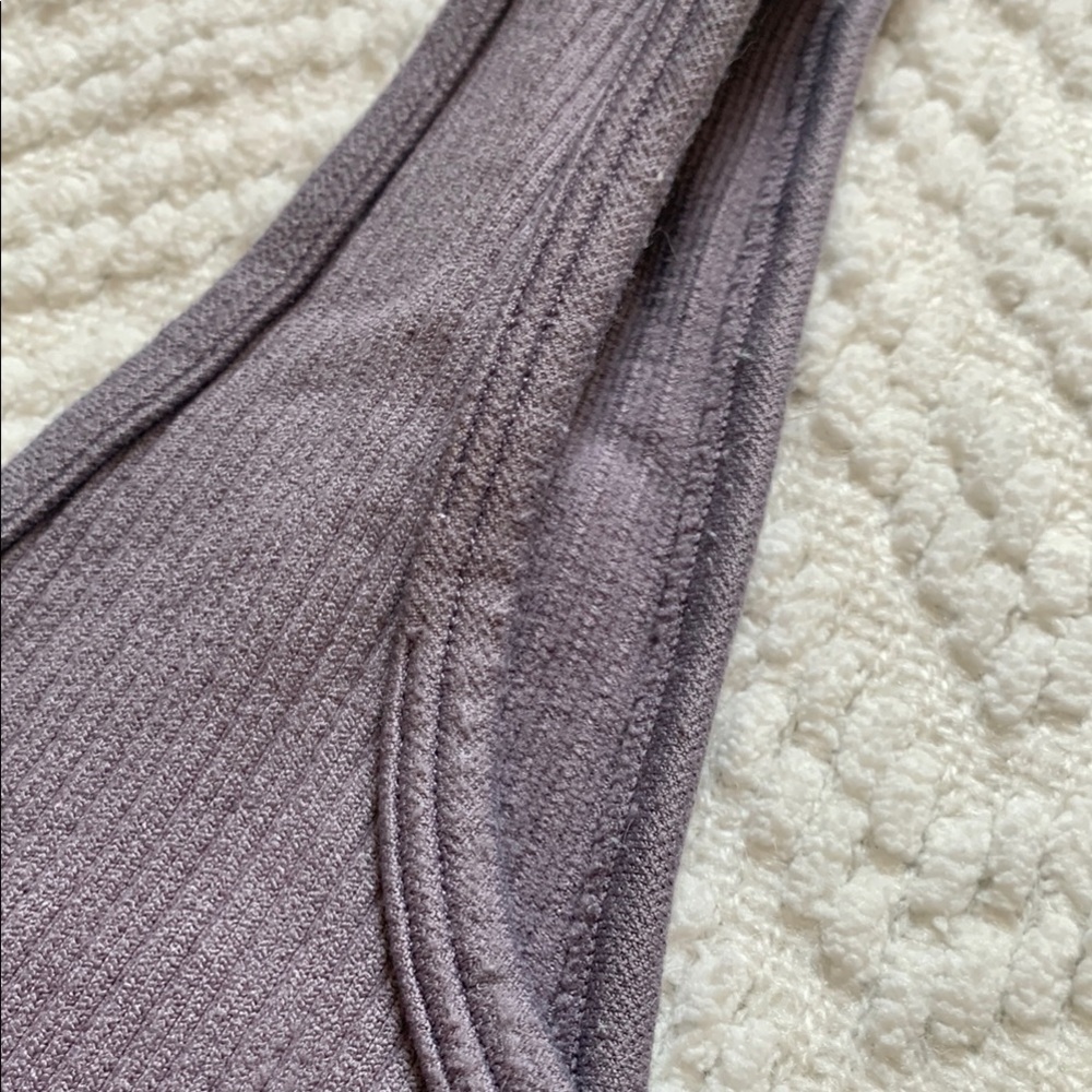 💜 Purple Ribbed Tank Top - Picture 6 of 10